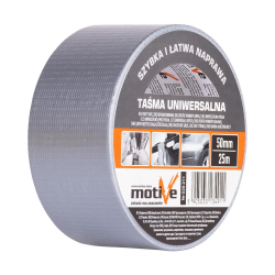 Taśma uniwersalna srebrna 50mm/25 mb  Motive